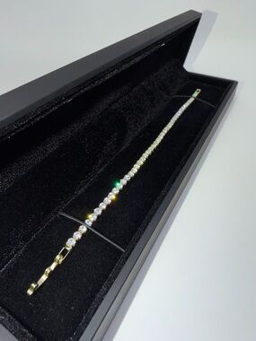 Gold Tennis Bracelet - 3mm